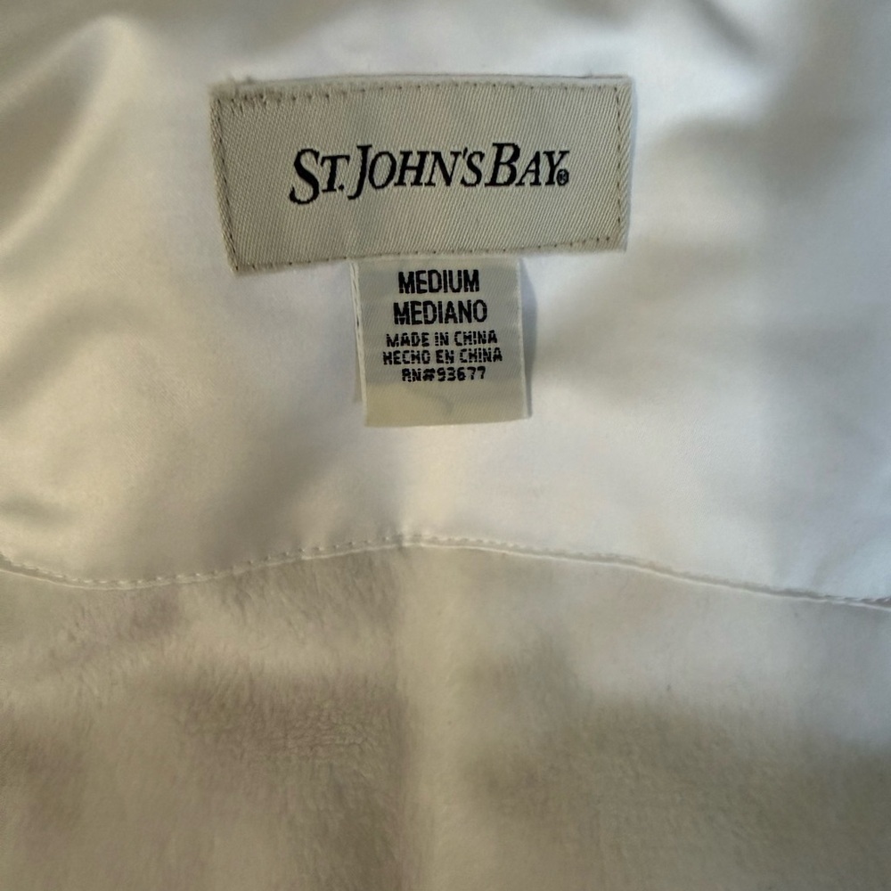 St. John's Bay White Quilted Packable Puffer Coat - Picture 4 of 4